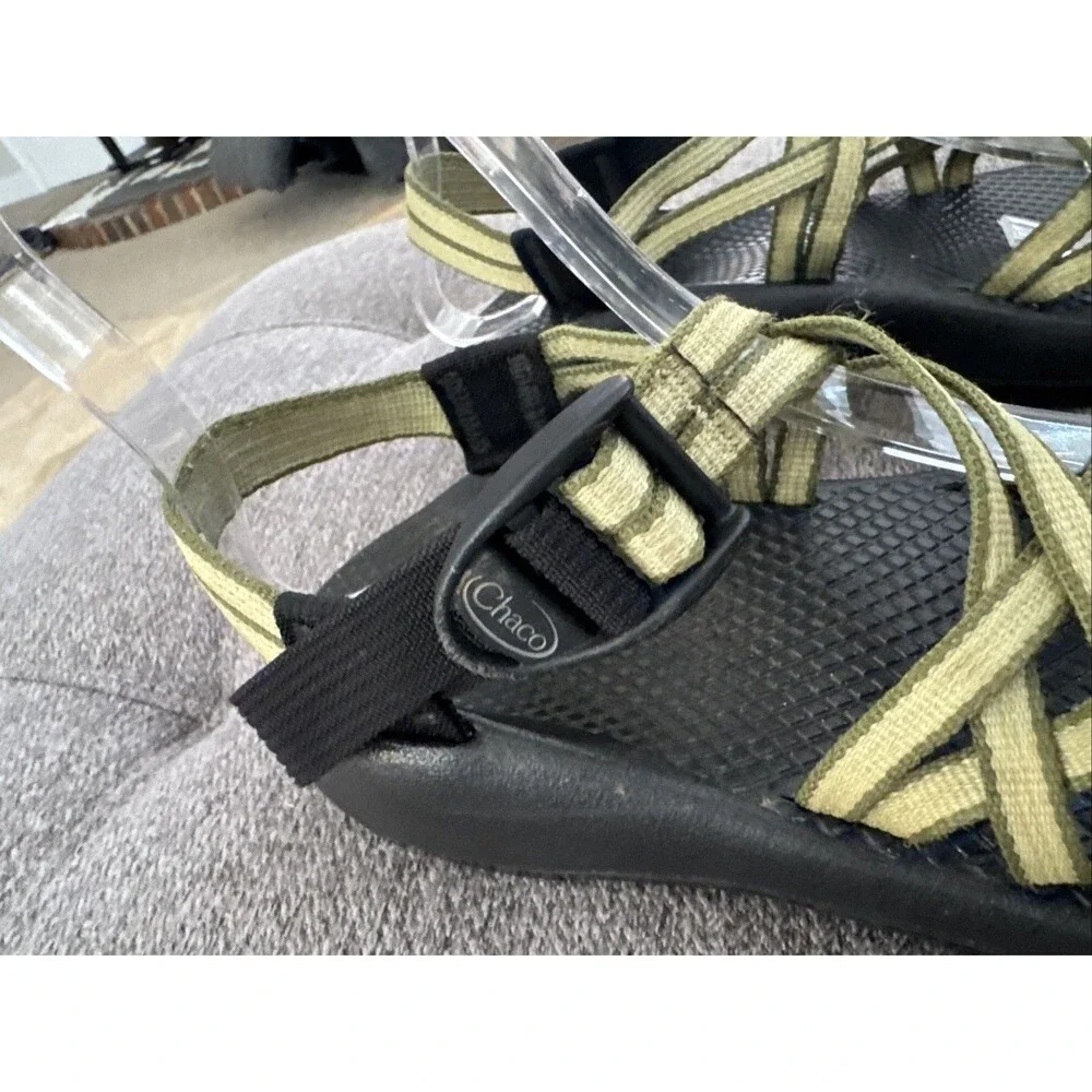 Chaco Z Cloud X2 Vibram Sandals Women’s 5  Sunlit Green Strappy Hiking - Picture 7 of 16